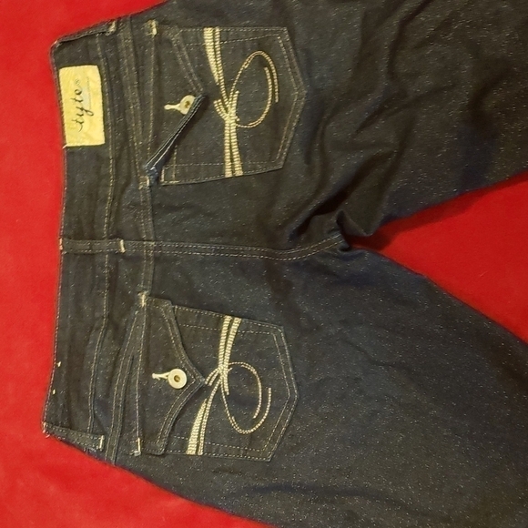 TYTE jeans women's size 5 dark wash glittery - Picture 5 of 6